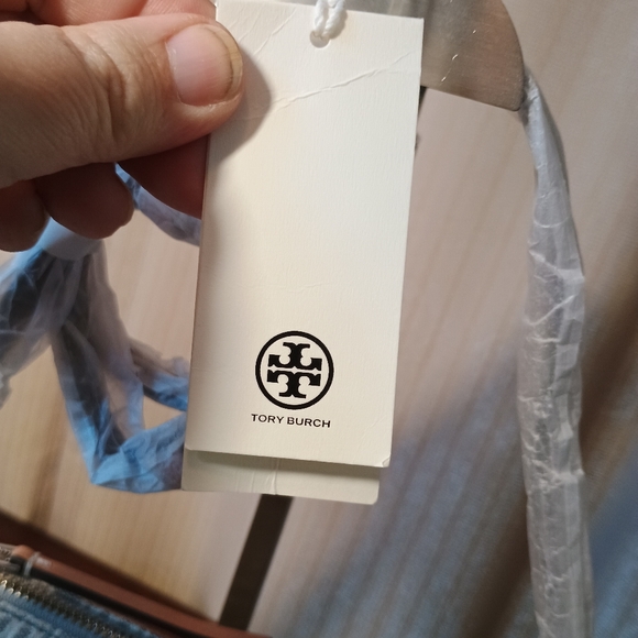 Tory Burch T Monogram Utility Cylinder Bag NWT - Picture 7 of 9